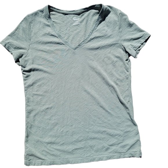 Felina Women's Sage T Shirt V-Neck Short Sleeve Pullover Cotton Size Large - Picture 4 of 8